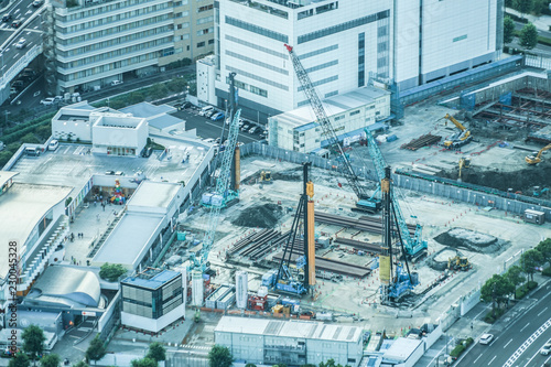 Bild auf Leinwand 工事現場・建設現場のイメージ