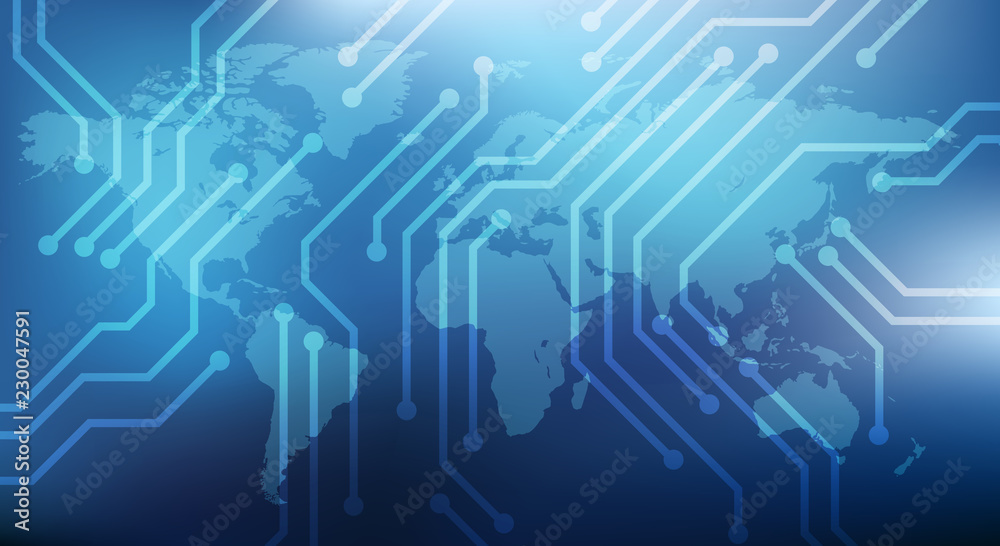 digitalization / technology / global infrastructure concept design digitalization / technology / global infrastructure concept design