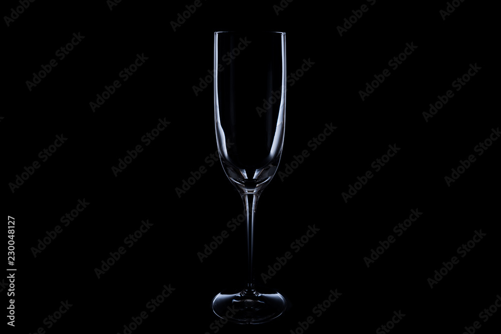 Proseccoglas leer