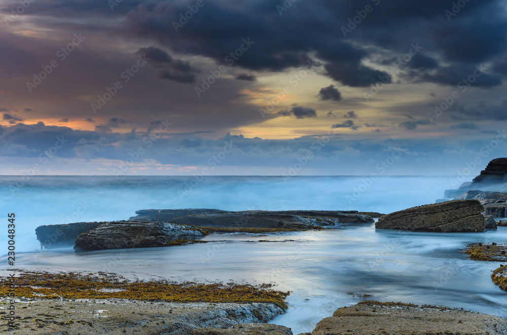 Fototapeta premium An Atmospheric Sunrise Seascape