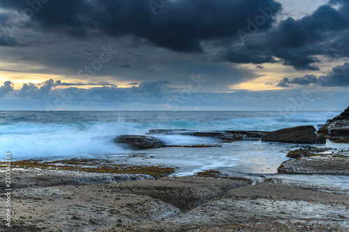 An Atmospheric Sunrise Seascape