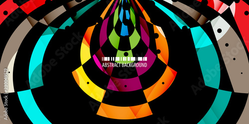 Geometric colorful abstract background