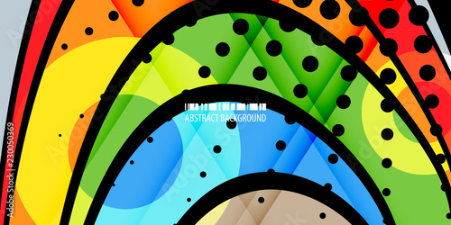Geometric colorful abstract background
