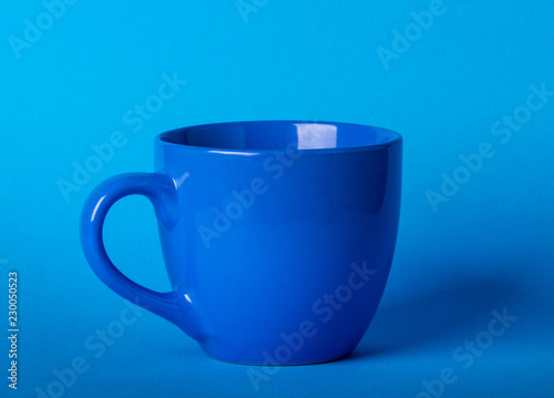 blue mug cup background
