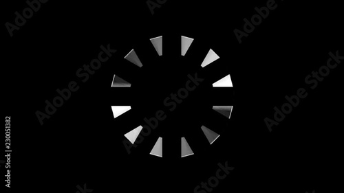 loading.
Icon of five coloured circle rotating in progress clockwise on black background