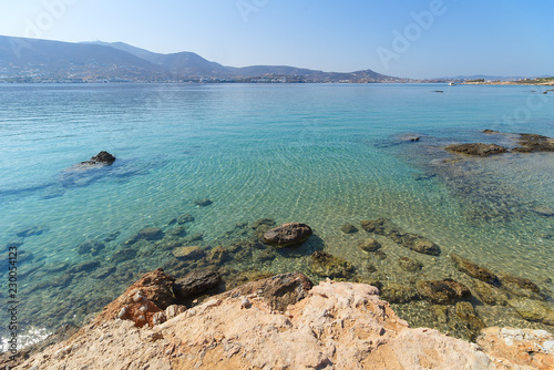 Fototapeta Naklejka Na Ścianę i Meble -  Marcello beach - Cyclades island - Paroikia (Parikia) Paros - Greece