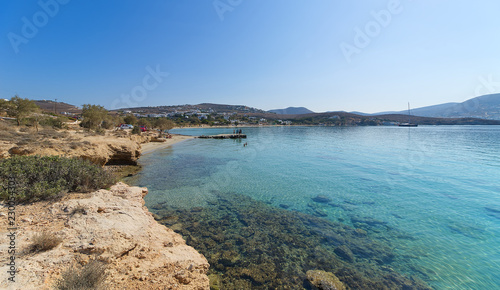 Marcello beach - Cyclades island - Paroikia  Parikia  Paros - Greece