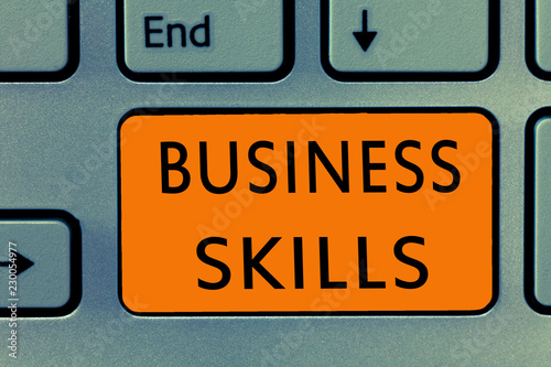 Wallpaper Mural Conceptual hand writing showing Business Skills. Business photo text An ability to acquire systematic effort of job functions. Torontodigital.ca