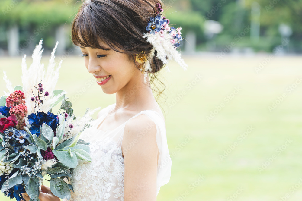 Naklejka premium 花嫁
