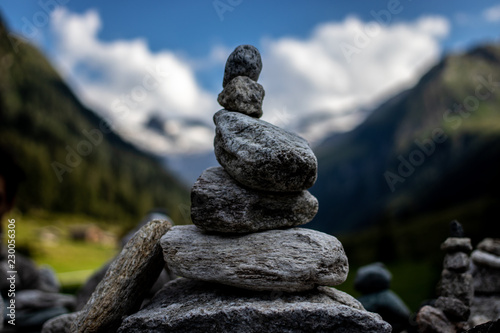 Canvas Print Spiritual Stones