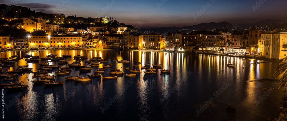 Illumination in Bay of Silence, Liguria, Italy