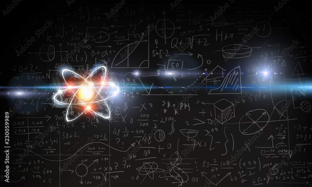 Naklejka premium Astronomy concept backdrop