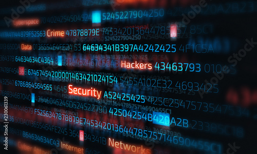 Fotografija Computer hacking concept