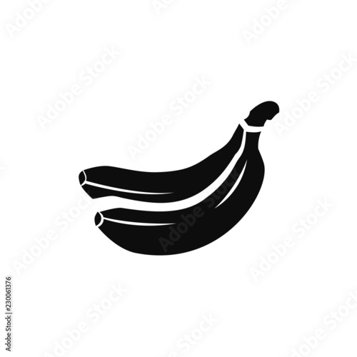 banana icon vector illustration