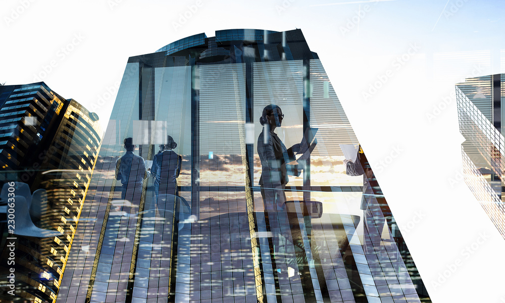 Modern business lifestyle. Mixed media Modern business lifestyle. Mixed media