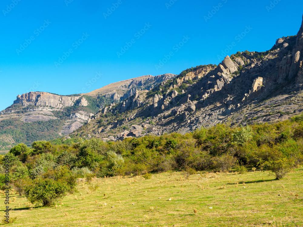 Obraz premium Mountain landscape in the south of Europe
