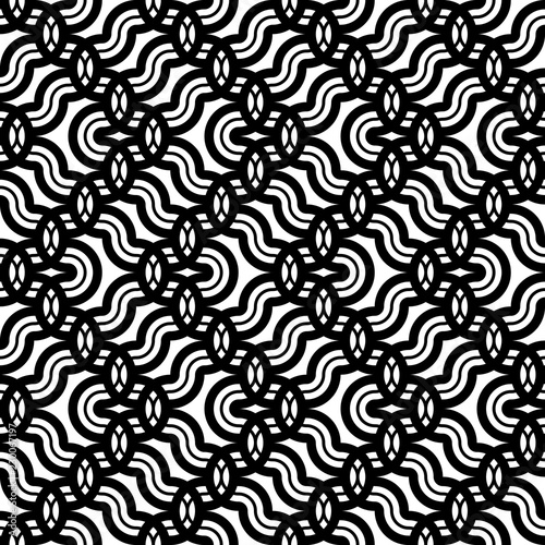 Design seamless monochrome zigzag pattern