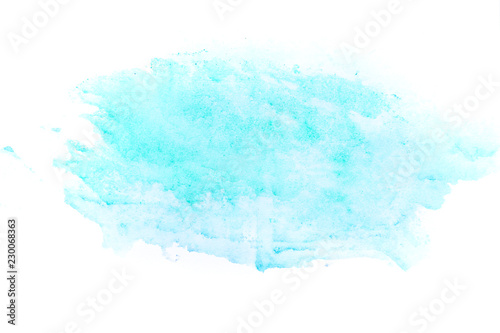 Abstract watercolor on white background