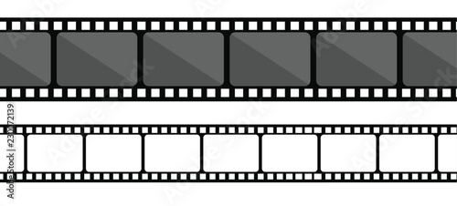 Film strip collection. Vector template.
