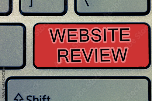 Wallpaper Mural Handwriting text writing Website Review. Concept meaning Reviews that can be posted about businesses and services. Torontodigital.ca