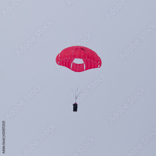 parachute on the white background