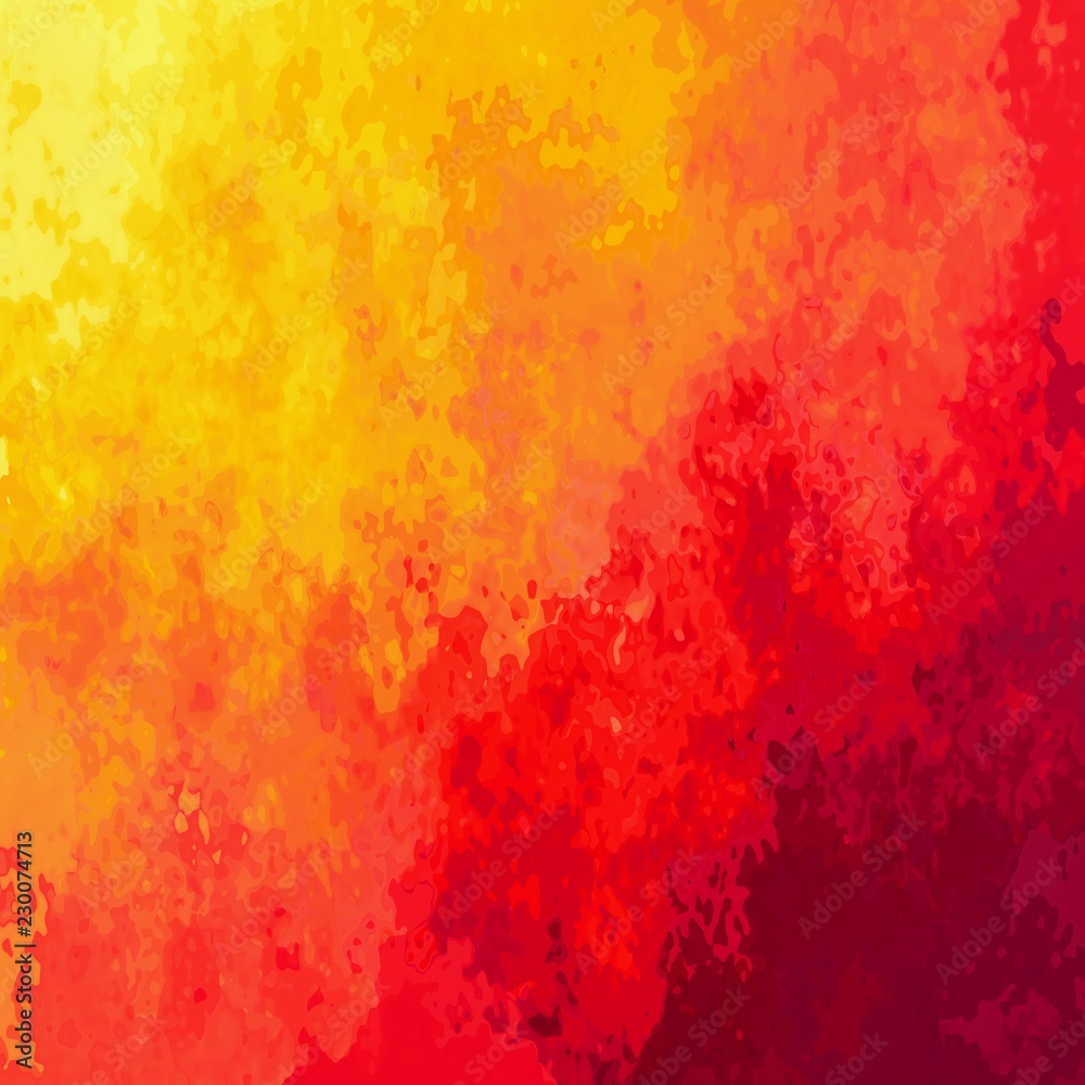 abstract stained pattern texture square background fiery red, hot