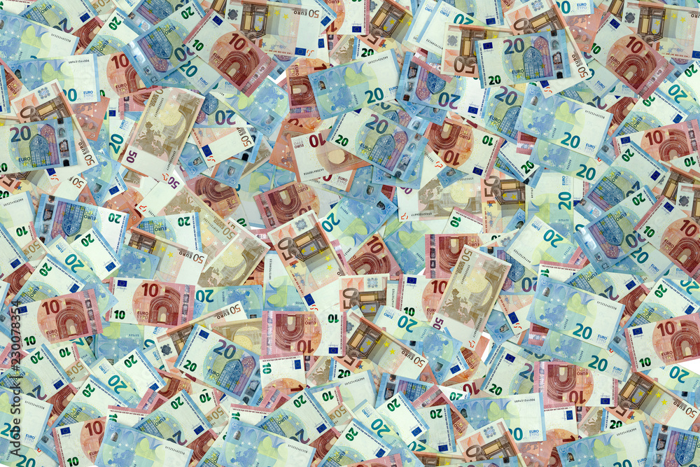 Carpet of money bills
