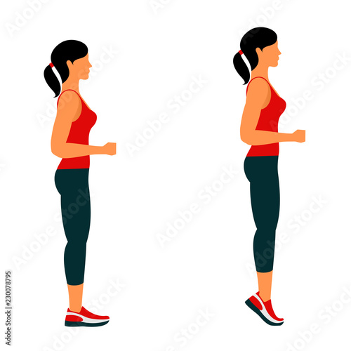 Fitness exercises for strong and beautiful body