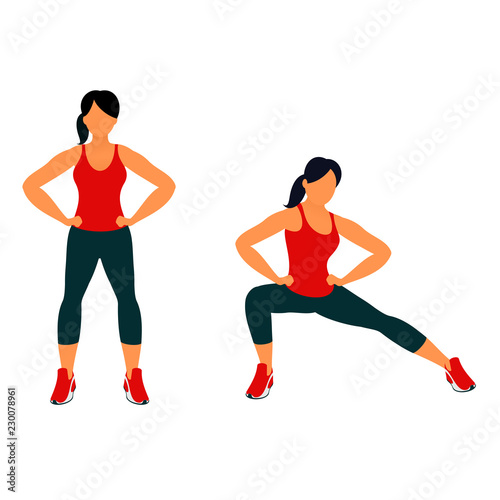 Fitness exercises for strong and beautiful body
