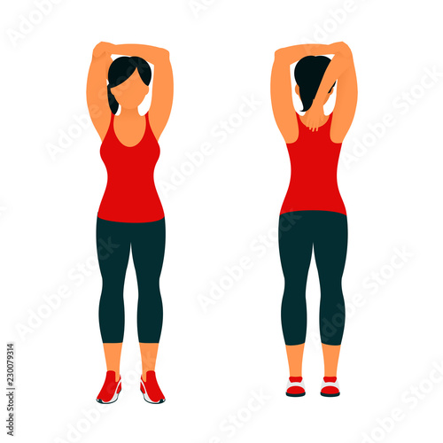 Fitness exercises for strong and beautiful body