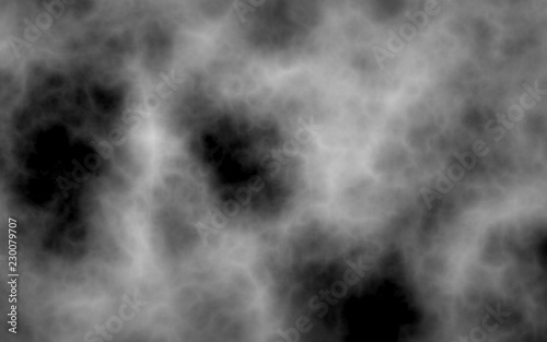 Background of abstract gray color smoke. The wall of gray fog. 3D illustration