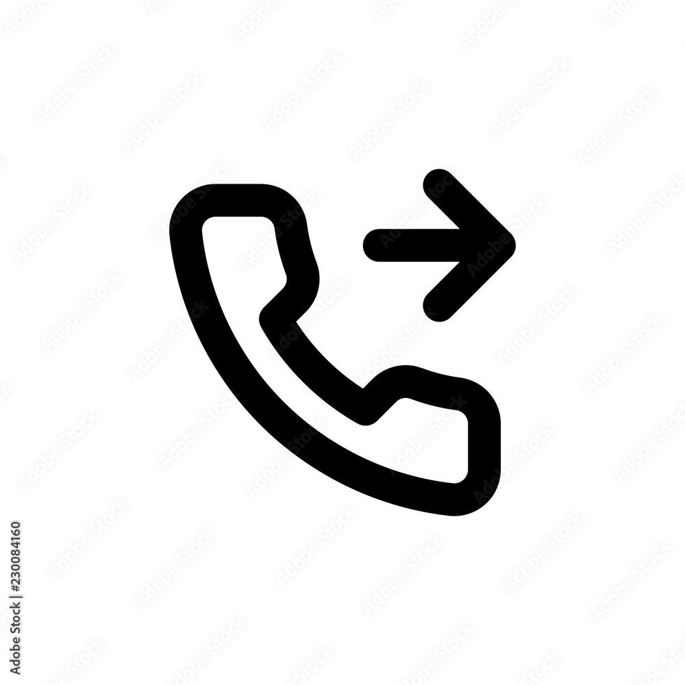 Phone forwarded vector icon isolated on background. Trendy sweet symbol. Pixel perfect. illustration EPS 10. Phone forwarded vector icon isolated on background. Trendy sweet symbol. Pixel perfect. illustration EPS 10.