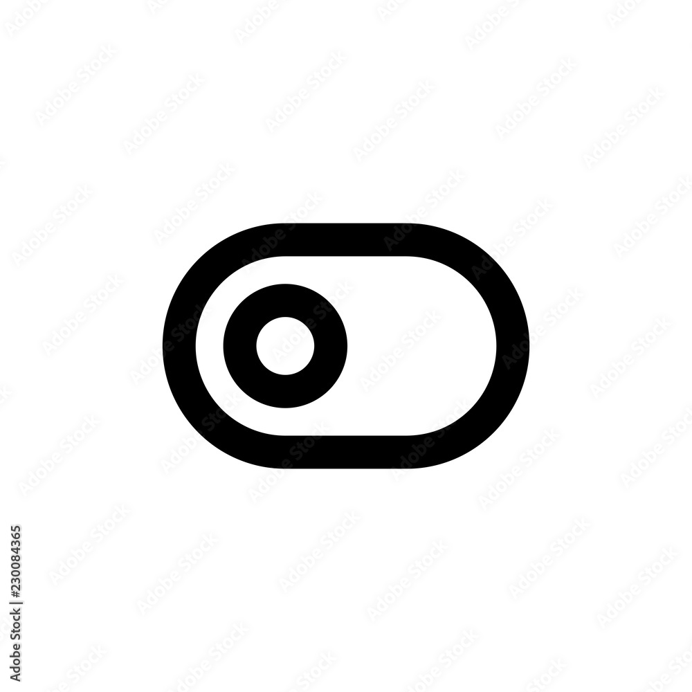 Toggle left vector icon isolated on background. Trendy sweet symbol. Pixel perfect. illustration EPS 10. Toggle left vector icon isolated on background. Trendy sweet symbol. Pixel perfect. illustration EPS 10.