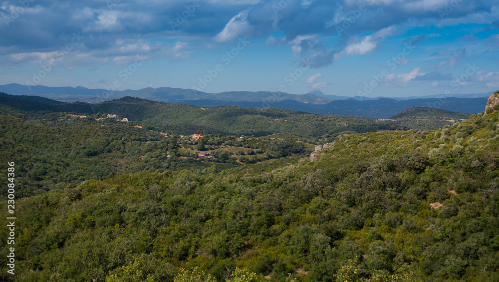 Landschaft in den Pyrenäen in Frankreich