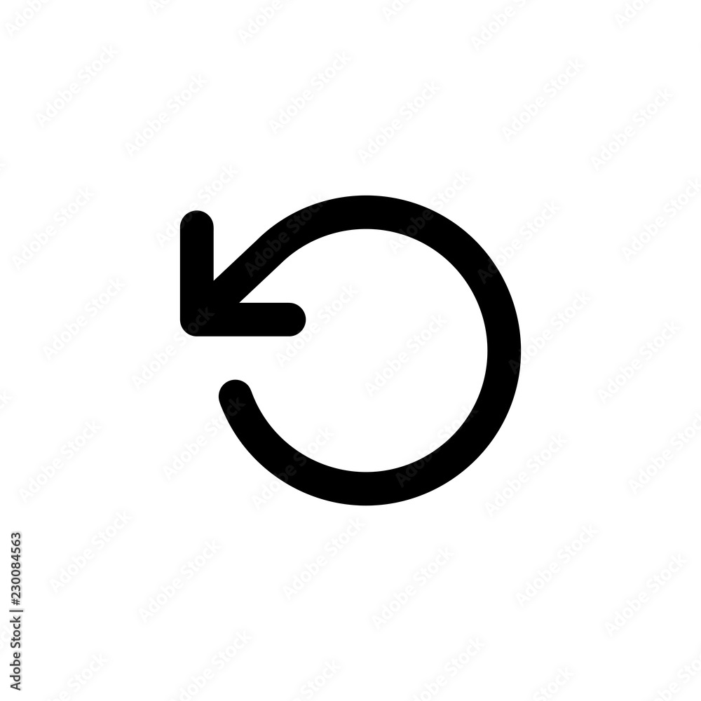 Rotate ccw vector icon isolated on background. Trendy sweet symbol. Pixel perfect. illustration EPS 10. Rotate ccw vector icon isolated on background. Trendy sweet symbol. Pixel perfect. illustration EPS 10.