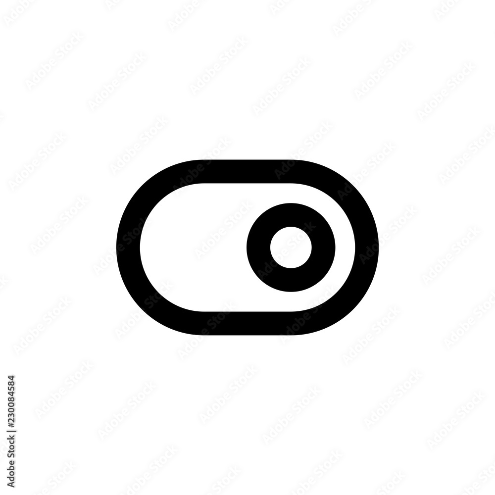 Toggle right vector icon isolated on background. Trendy sweet symbol. Pixel perfect. illustration EPS 10. Toggle right vector icon isolated on background. Trendy sweet symbol. Pixel perfect. illustration EPS 10.