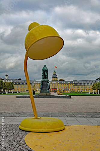 Karlsruhe geht ein Licht auf photo