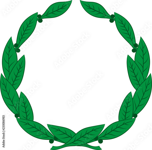 Laurel wreath - symbol of victory and achievement
