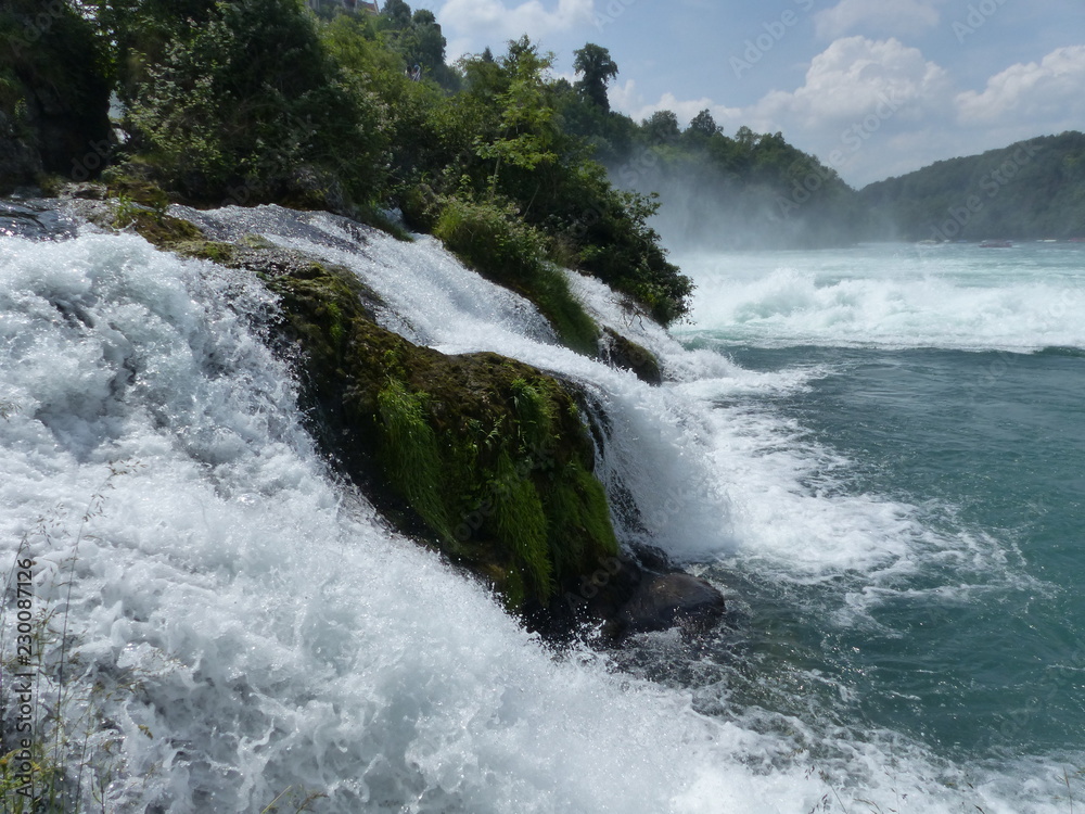 Rhine falls in Schaffhausen