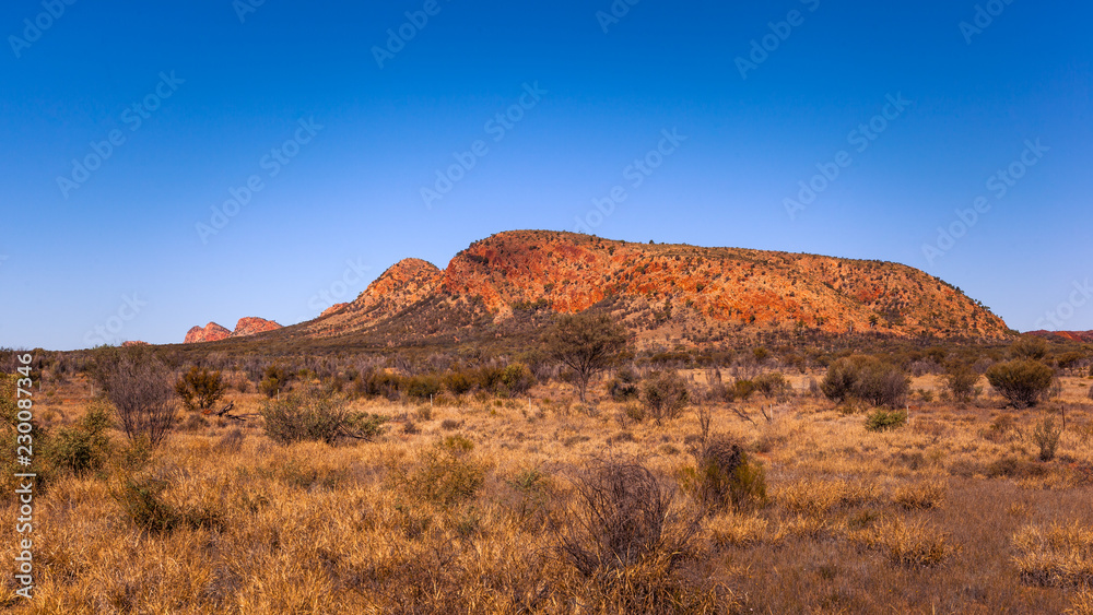 Rock formations in MacDonnell National Park, Northern Territory, Australia