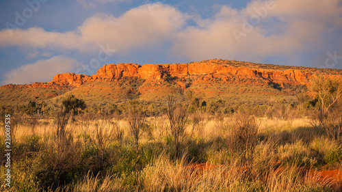 Kings Canyon rock formations at sunset, Central Australia, Northern Territory, Australia