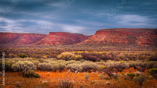 Scenic view of the Watarrka National Park, Central Australia, Northern Territory, Australia