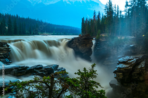 Canada rockies, athabaska falls, Jasper photo