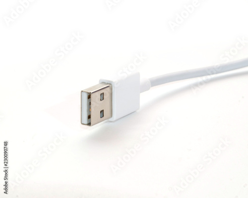 White USB Cable