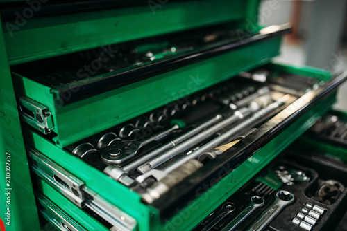 Car service tool box, professional instrument