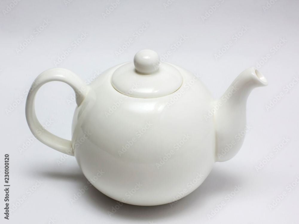 White teapot White teapot