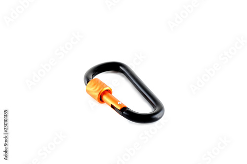 Carabiner  isolated on white background