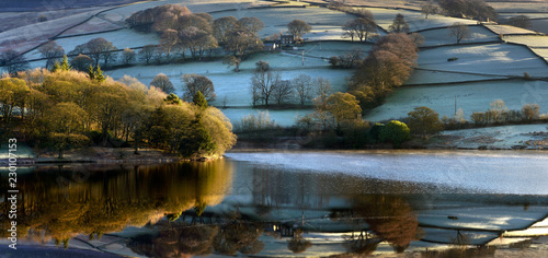 Reflection of Ladybower Reservior photo