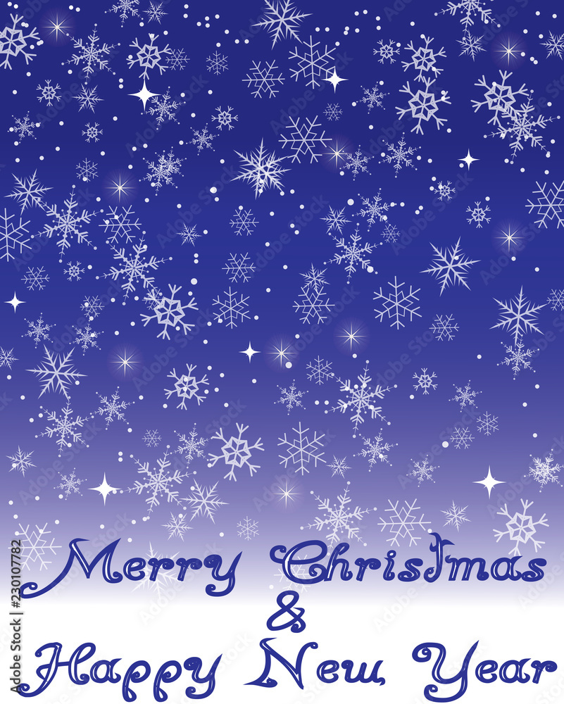 Christmas New Year-Snowflakes