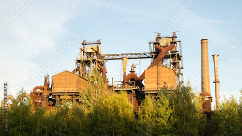 landscape park Duisburg North Ruhrgebiet industrial culture Germany